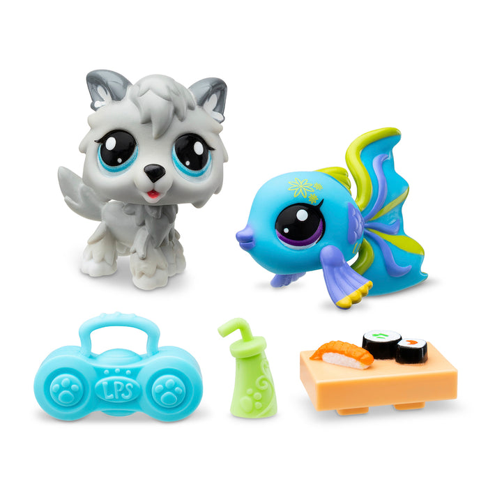 Littlest Pet Shop G7 Rockin' Sushi Pet Pair