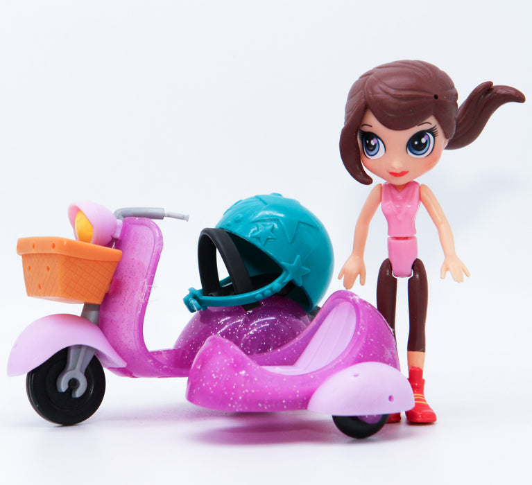 Littlest Petshop Blythe nukke ja Skootteri