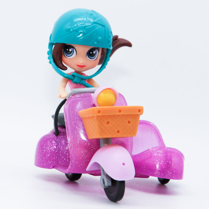 Littlest Petshop Blythe nukke ja Skootteri