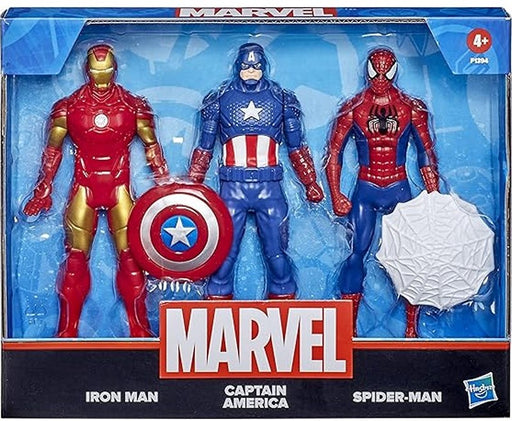 Marvel 3-pack Iron Man, Captain America, Spiderman