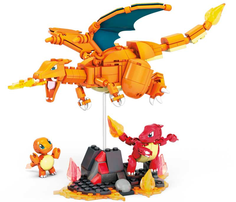 Mega Construx Pokemon Charmander Evolution -rakennussetti