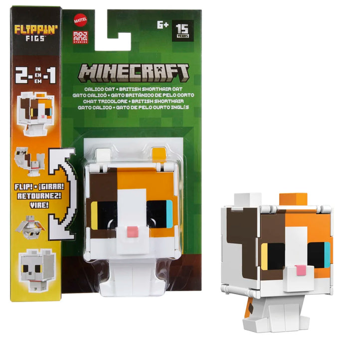 Minecraft Flippin figs Kissa figuuri