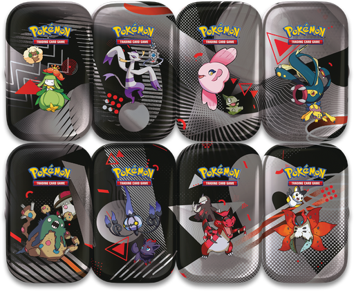 Pokémon Scarlet & Violet 10.5 Black bolt & White flare - Mini Tin 8kpl Display