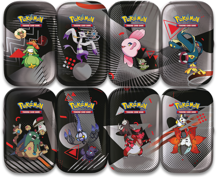 Pokémon Scarlet & Violet 10.5 Black bolt & White flare - Mini Tin 8kpl Display