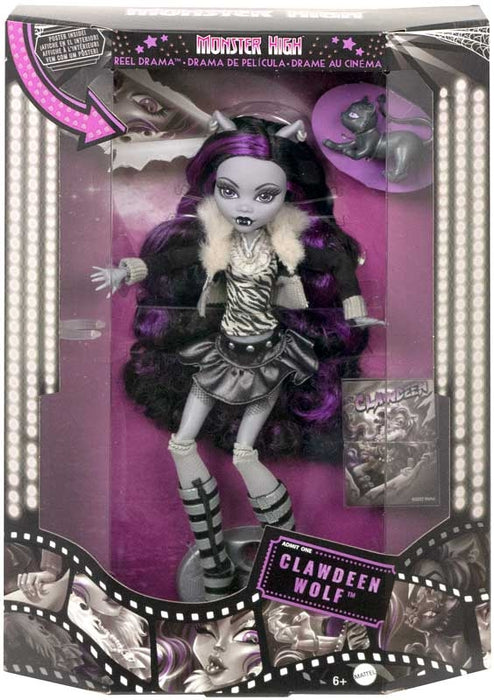 Monster High Reel Drama Clawdeen Wolf -nukke