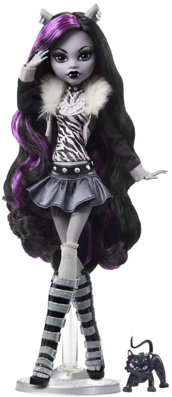 Monster High Reel Drama Clawdeen Wolf -nukke
