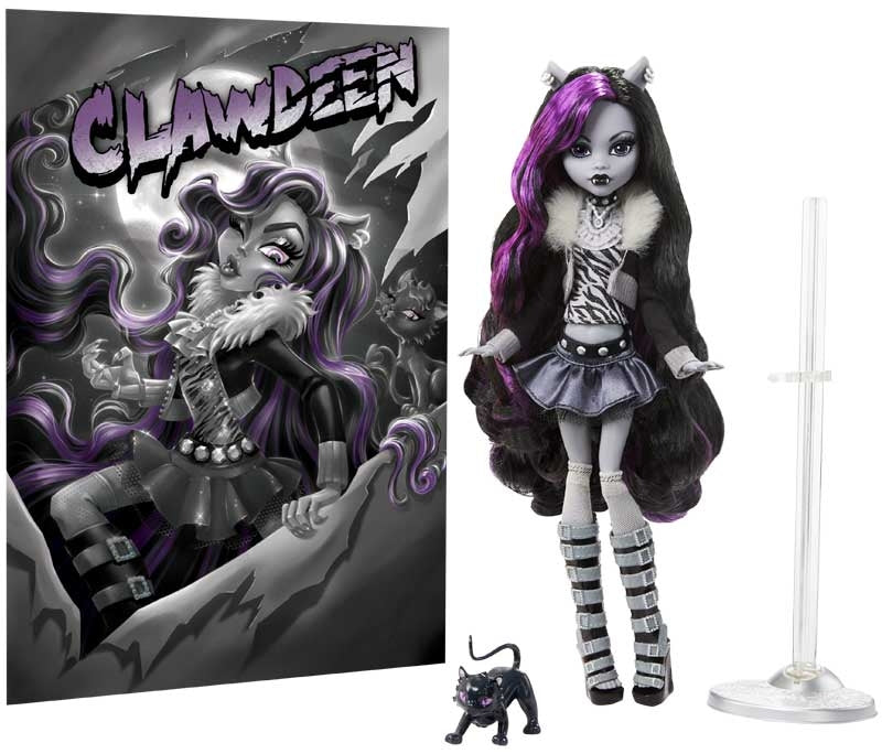 Monster High Reel Drama Clawdeen Wolf -nukke