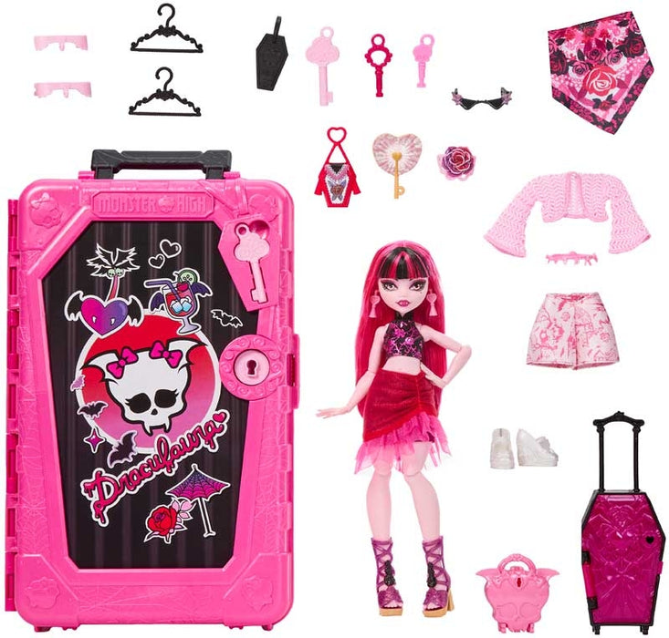 Monster High Skullmate Secrets Draculaura Oasis -nukke