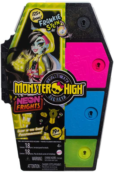 Monster High Skulltimate Secrets Frankie Stein nukke ja vaatekaappi