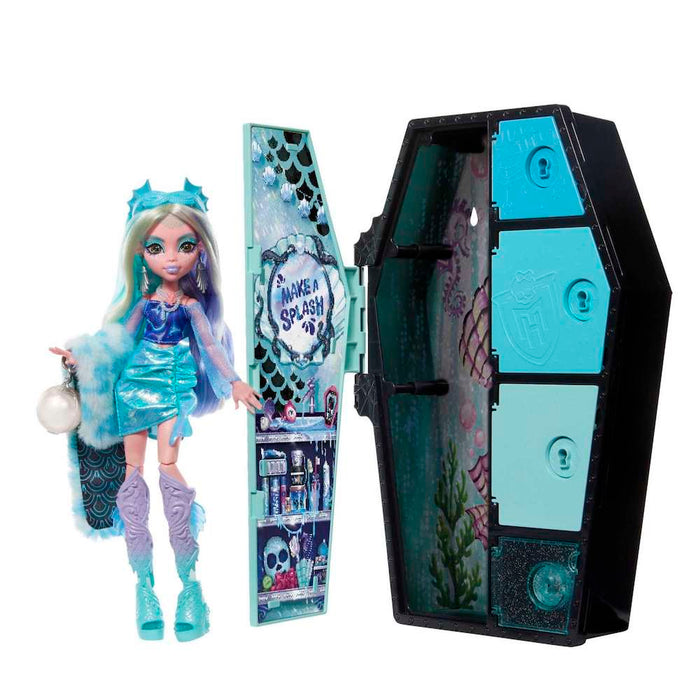Monster High Skulltimate Secrets Lagoona Blue nukke ja vaatekaappi