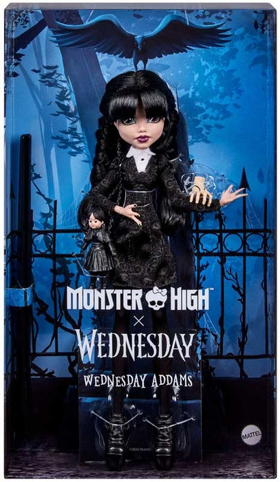 Monster High Skullector Wednesday Addams -nukke 26cm