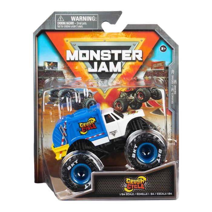 Monster Jam Crush Cycle monsteri auto 1:64