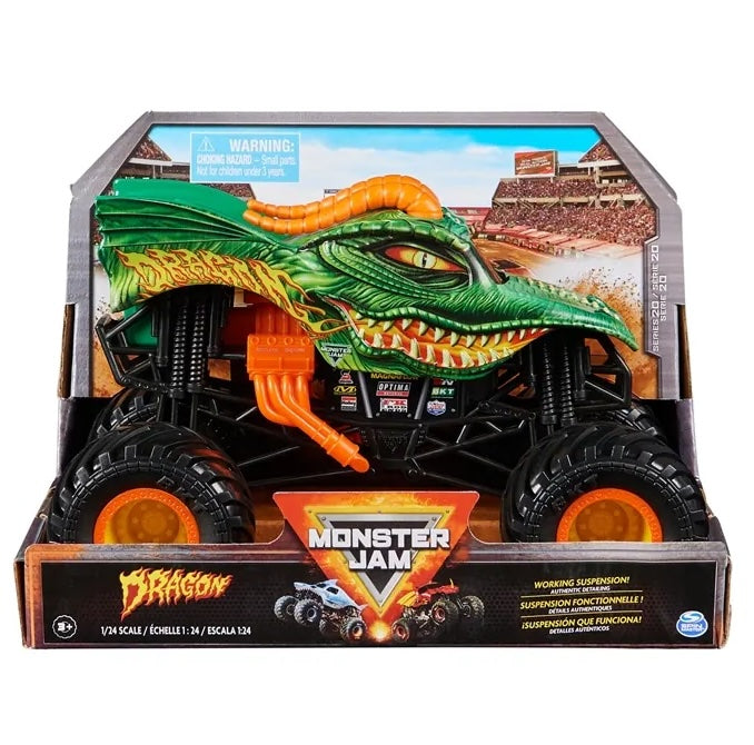Monster Jam Collector Dragon auto 1:24