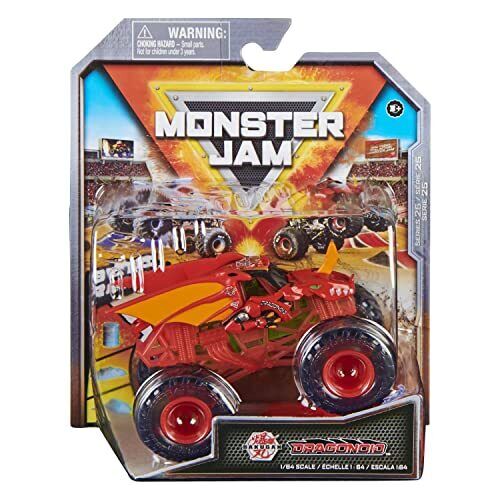 Monster Jam Dragonoid monsteri auto 1:64