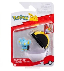 Pokemon Shinx figuuri ja Clip'n' Go - poke pallo