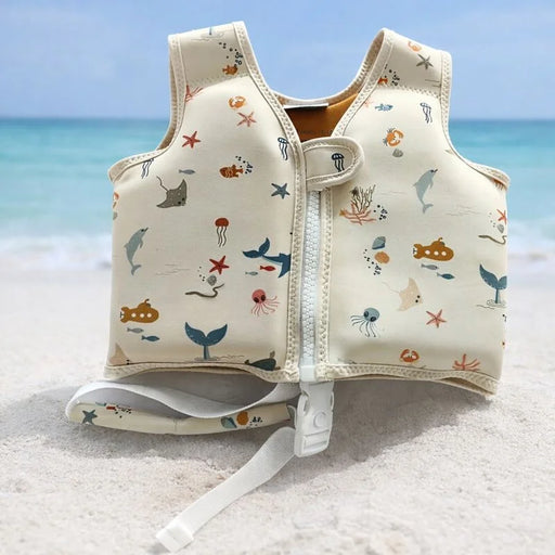 Lasten pinkki Uimaliivi Sea life S, 11-15kg