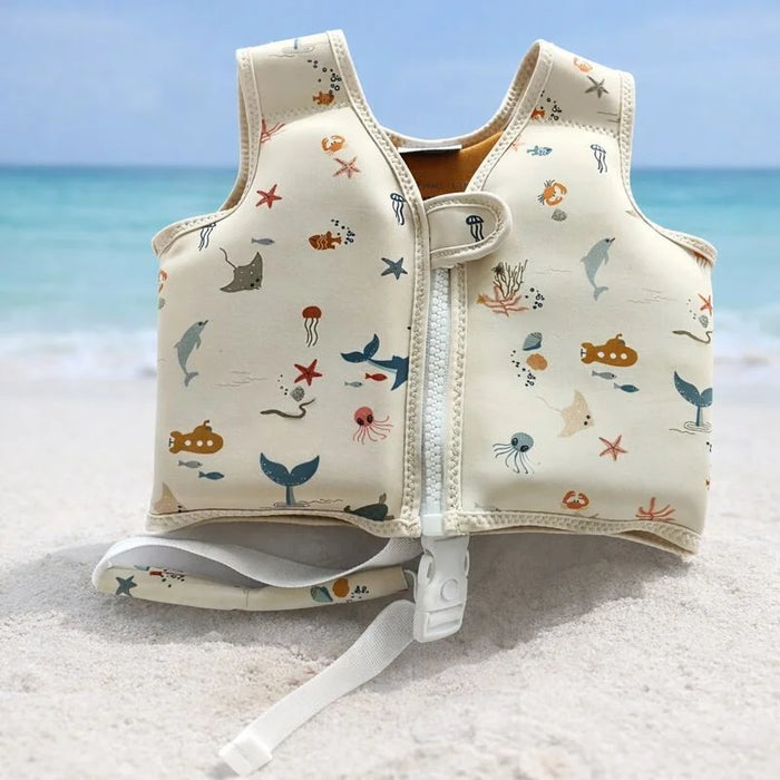 Lasten pinkki Uimaliivi Sea life S, 11-15kg