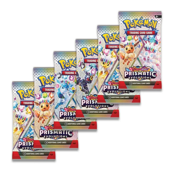 Pokemon Scarlet & Violet Prismatic Evolutions Booster Bundle keräilykortti pakkaus