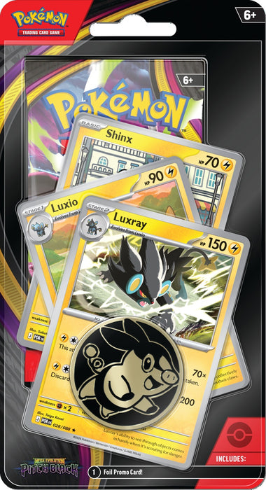 Pokemon Mega Evolution 05 Pitch Black Premium Checklane Blister - Luxray