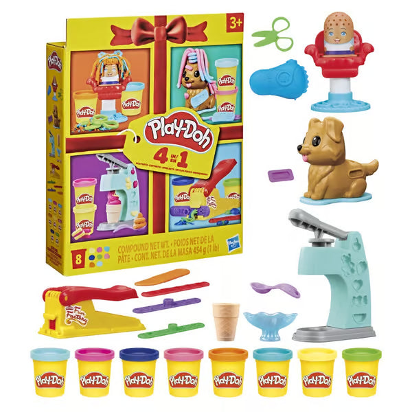 Play-Doh Classic mini 4in1 muovailuvaha leikkisetti