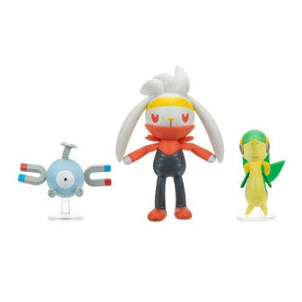 Pokemon Battle figuuri 3-Pack - Snivy, Raboot, Magnemite
