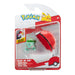 Pokemon Bulbasaur figuuri ja Clip 'n' go poke pallo