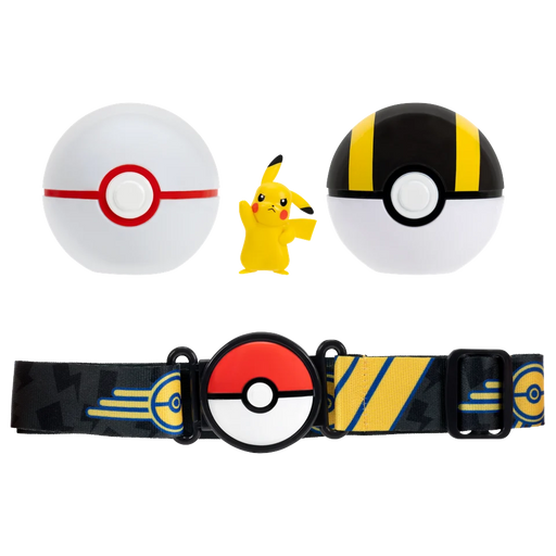 Pokemon Poké Ball Clip 'n' Go Pikachu -vyösetti