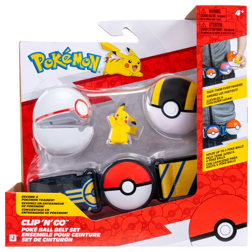 Pokemon Poké Ball Clip 'n' Go Pikachu -vyösetti