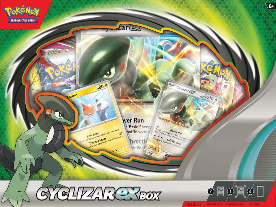 Pokemon Cyclizar EX Box keräilykortti -pakkaus