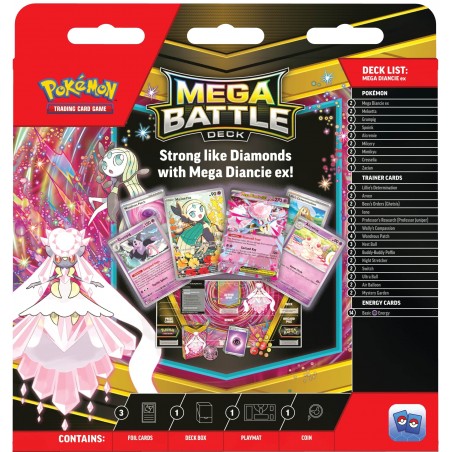 Pokémon Mega Battle Deck Ex Diancie keräilykortti pakkaus
