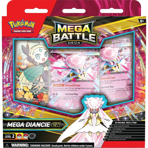 Pokémon Mega Battle Deck Ex Diancie keräilykortti pakkaus