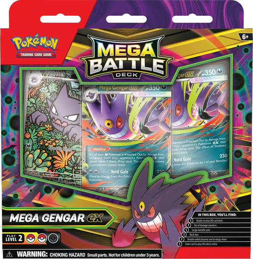 Pokémon Mega Battle Deck Ex Gengar keräilykortti pakkaus