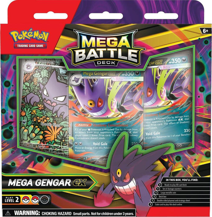 Pokémon Mega Battle Deck Ex Gengar keräilykortti pakkaus