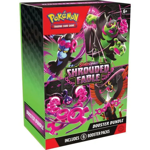 Pokemon Scarlet & Violet 6.5 Shrouded Fable 6-pack Booster Bundle keräilykortti pakkaus
