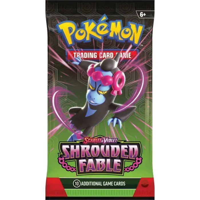 Pokemon Scarlet & Violet 6.5 Shrouded Fable 6-pack Booster Bundle keräilykortti pakkaus