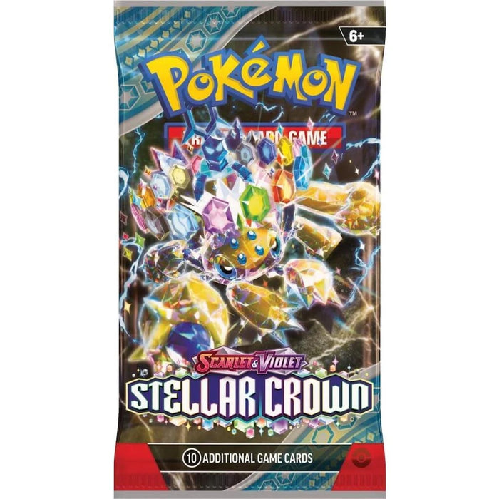 Pokemon Scarlet & Violet Stellar Crown Booster kortti pakkaus