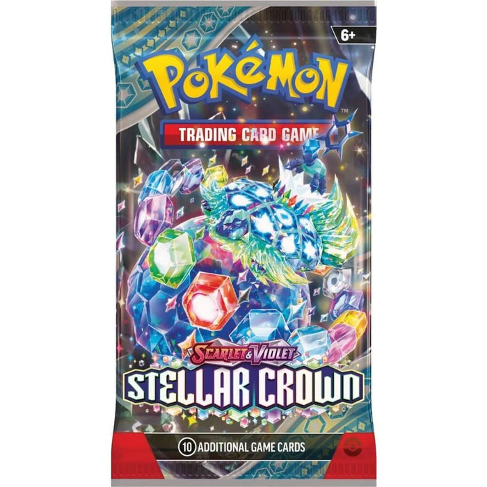 Pokemon Scarlet & Violet Stellar Crown Booster kortti pakkaus
