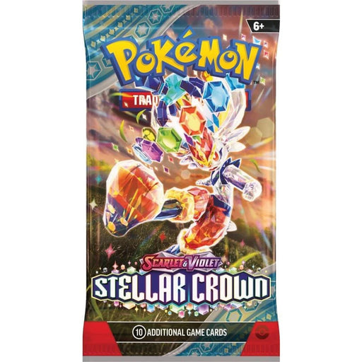 Pokemon Scarlet & Violet Stellar Crown Booster kortti pakkaus