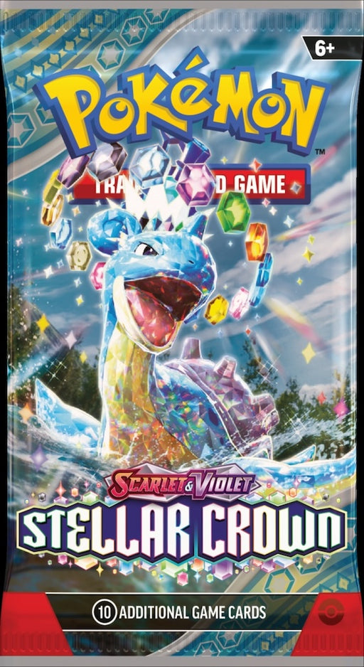 Pokemon Scarlet & Violet Stellar Crown Booster kortti pakkaus