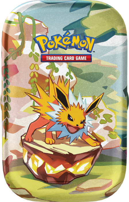 Pokémon Scarlet & Violet 8.5 Prismatic Evolutions Mini Tin - Jolteon