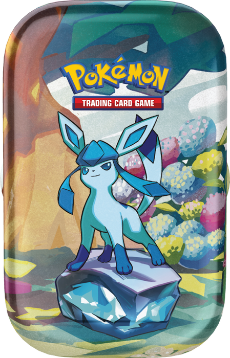 Pokémon Scarlet & Violet 8.5 Prismatic Evolutions Mini Tin - Glaceon