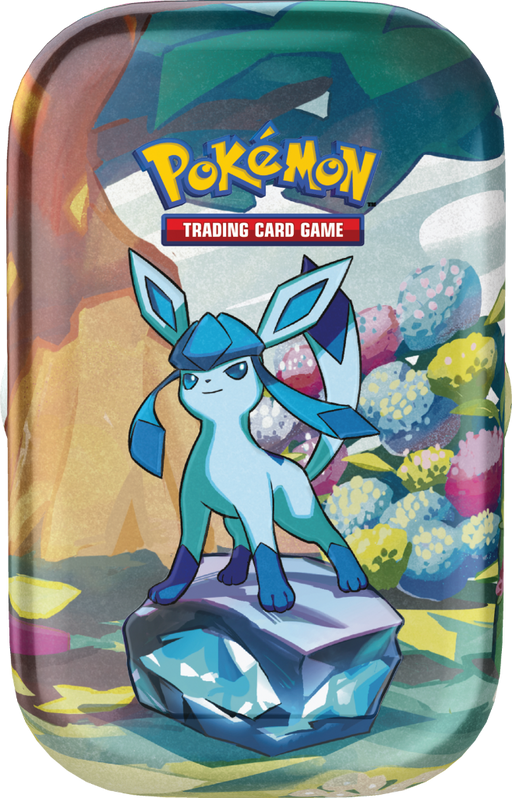 Pokémon Scarlet & Violet 8.5 Prismatic Evolutions Mini Tin - Glaceon