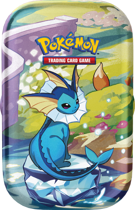 Pokémon Scarlet & Violet 8.5 Prismatic Evolutions Mini Tin - Vaporeon