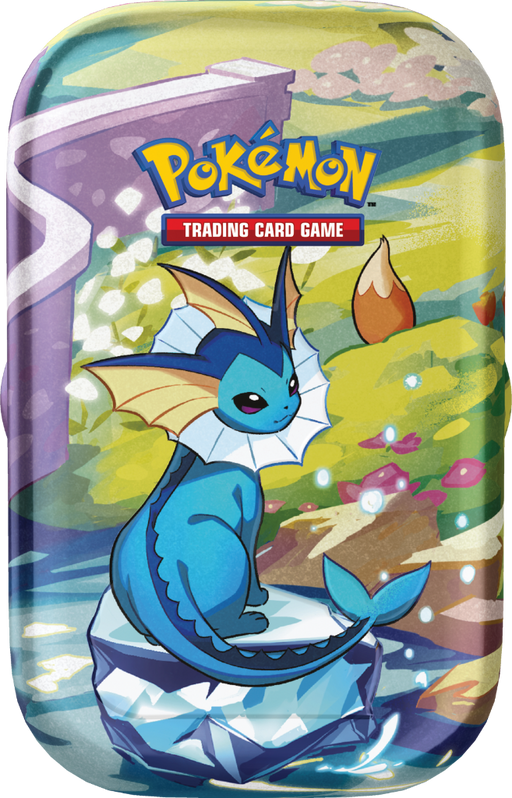 Pokémon Scarlet & Violet 8.5 Prismatic Evolutions Mini Tin - Vaporeon