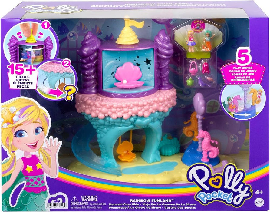 Polly Pocket Rainbow Funland huvipuisto -leikkisetti
