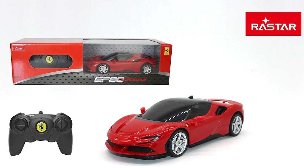 RASTAR Ferrari SF90 Stradale Red RC -kauko-ohjattava auto