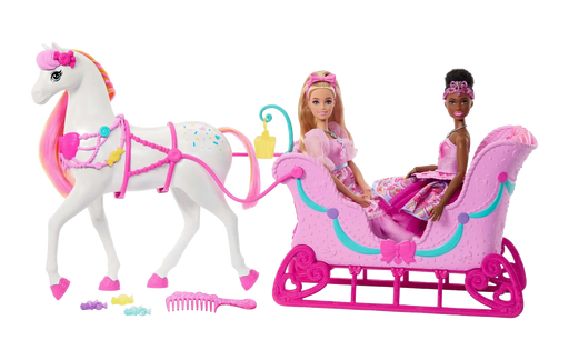 Barbie Fantasy Pähkinäsärkijä hevonen ja reki