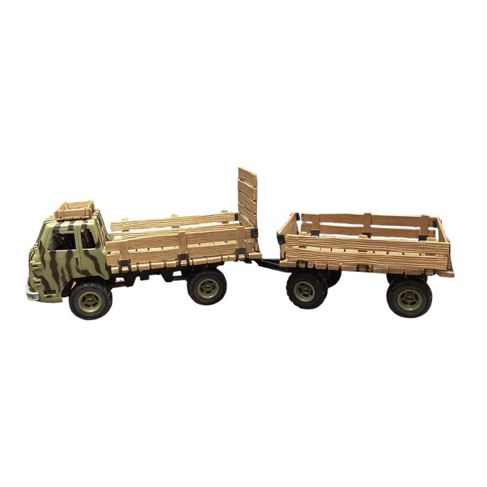 Schleich Safari eläinkuljetus rekka 41410 ja perävaunu 42042 - Second Hand