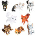 Warrior Cats Mystery Soturikissa figuuri S2 - 12kpl Display - Ennakkotilaus