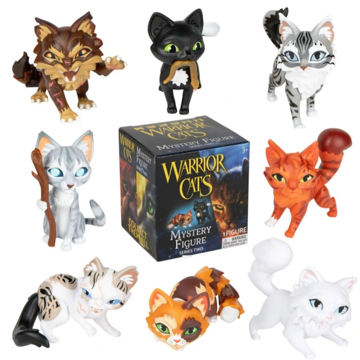 Warrior Cats Mystery Soturikissa figuuri S2 - 12kpl Display - Ennakkotilaus
